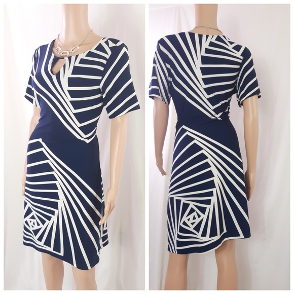 Nicole Miller Dresses & Skirts - Geometric Dress size Large
